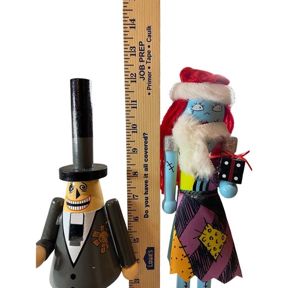 Nightmare Before Christmas Sally Santa And Mayor Nutcracker Walgreens 2021 Decor - Picture 14 of 14